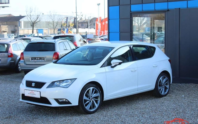 Seat Leon cena 37900 przebieg: 114623, rok produkcji 2013 z Stoczek Łukowski małe 106